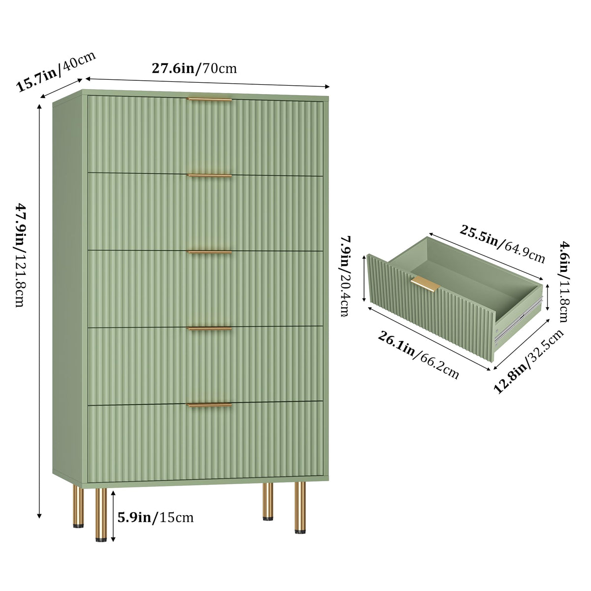 Estructura de madera resistente con acabado verde gris mate